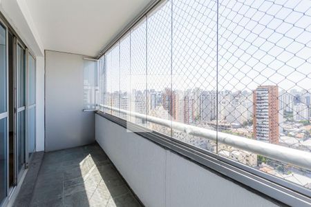 Varanda da Sala de apartamento à venda com 4 quartos, 180m² em Moema, São Paulo