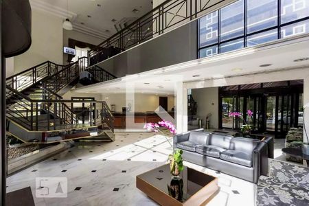 Área comum de apartamento à venda com 1 quarto, 34m² em Brooklin Novo, São Paulo
