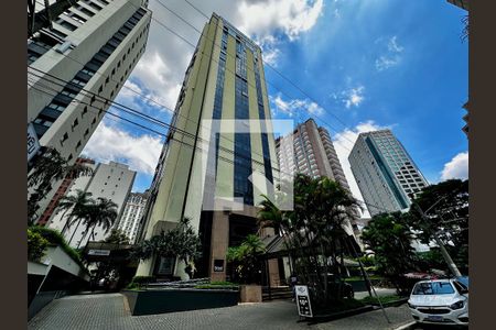 Fachada de apartamento à venda com 1 quarto, 34m² em Brooklin Novo, São Paulo