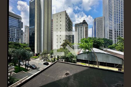 Vista de apartamento à venda com 1 quarto, 34m² em Brooklin Novo, São Paulo