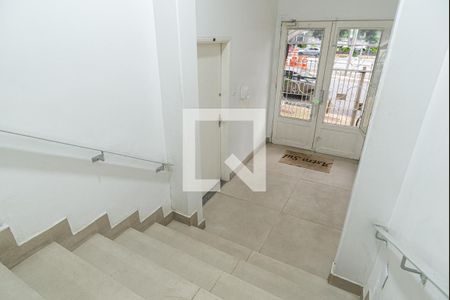 Área comum - Hall de entrada do edifício de apartamento para alugar com 1 quarto, 51m² em Bela Vista, São Paulo