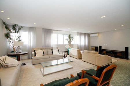 Sala de Estar e Tv de apartamento à venda com 3 quartos, 222m² em Consolação, São Paulo