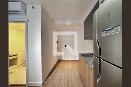 Cozinha de kitnet/studio à venda com 1 quarto, 23m² em Brooklin Novo, São Paulo