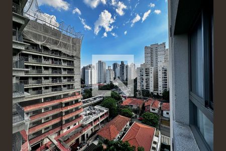 Vista de kitnet/studio à venda com 1 quarto, 23m² em Brooklin Novo, São Paulo