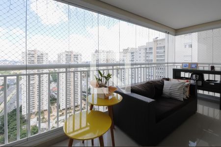 Varanda gourmet de apartamento à venda com 3 quartos, 123m² em Baeta Neves, São Bernardo do Campo