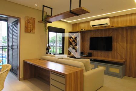 Sala de apartamento à venda com 2 quartos, 77m² em Swiss Park, Campinas