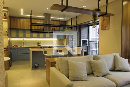 Sala de apartamento à venda com 2 quartos, 77m² em Swiss Park, Campinas