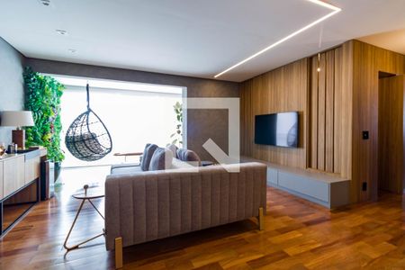 Sala de apartamento à venda com 3 quartos, 118m² em Vila Sonia, São Paulo