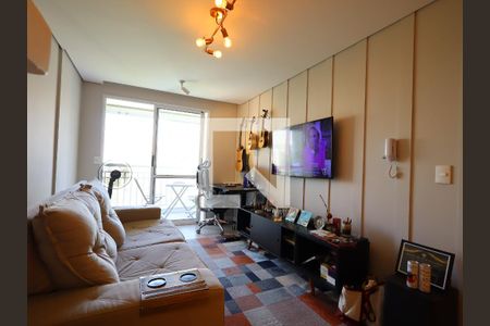 Sala de apartamento à venda com 1 quarto, 66m² em Panamby, São Paulo