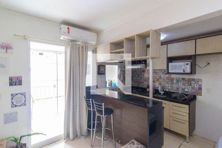 Sala de apartamento para alugar com 2 quartos, 50m² em Fátima, Canoas