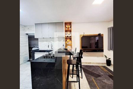 Sala/Cozinha de casa à venda com 1 quarto, 98m² em Bandeiras, Osasco
