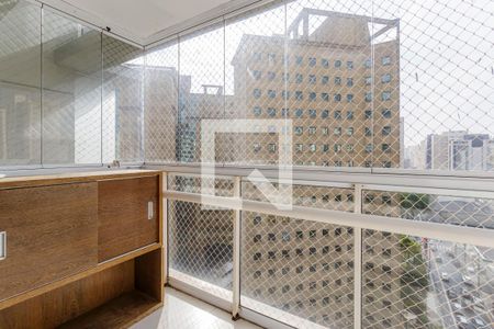 Varanda de apartamento à venda com 2 quartos, 66m² em Indianópolis, São Paulo