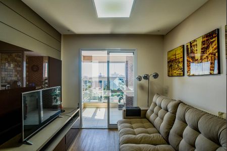 Sala de apartamento para alugar com 3 quartos, 74m² em Campestre, Santo André
