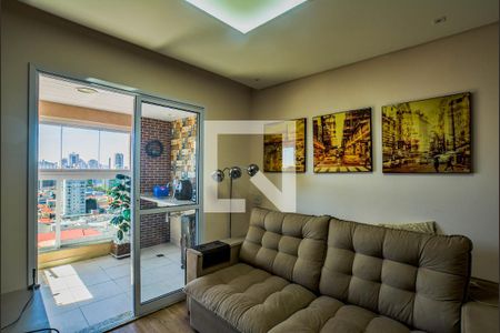 Sala de apartamento para alugar com 3 quartos, 74m² em Campestre, Santo André