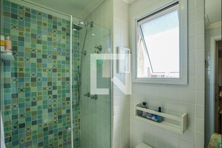 Banheiro da Suíte de apartamento para alugar com 3 quartos, 74m² em Campestre, Santo André