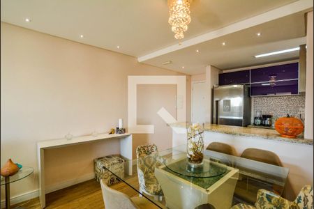 Sala de Jantar de apartamento para alugar com 3 quartos, 74m² em Campestre, Santo André