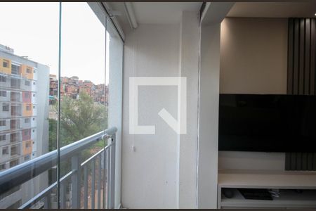 Varanda da Sala de apartamento para alugar com 2 quartos, 45m² em Vila Andrade, São Paulo