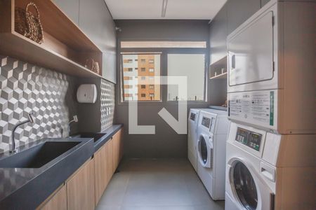 Área Comum - Lavanderia de apartamento para alugar com 1 quarto, 28m² em Vila Clementino, São Paulo