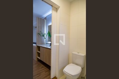 Banheiro de apartamento para alugar com 1 quarto, 28m² em Vila Clementino, São Paulo