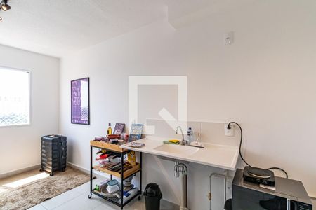 Cozinha de apartamento à venda com 2 quartos, 33m² em Jardim Celeste, São Paulo