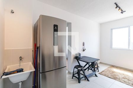 Cozinha de apartamento à venda com 2 quartos, 33m² em Jardim Celeste, São Paulo