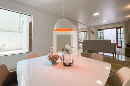 Sala de Jantar de casa à venda com 3 quartos, 415m² em Nova Petrópolis, São Bernardo do Campo