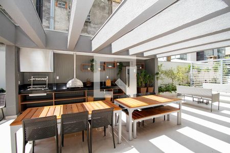 Área Comum - Churrasqueira de kitnet/studio à venda com 1 quarto, 26m² em Pinheiros, São Paulo