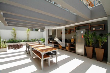 Área Comum - Churrasqueira de kitnet/studio à venda com 1 quarto, 26m² em Pinheiros, São Paulo