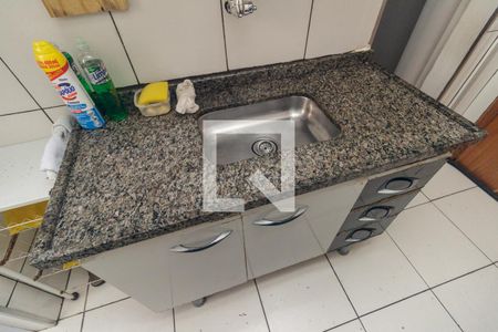 Cozinha de kitnet/studio à venda com 1 quarto, 34m² em Santa Ifigênia, São Paulo