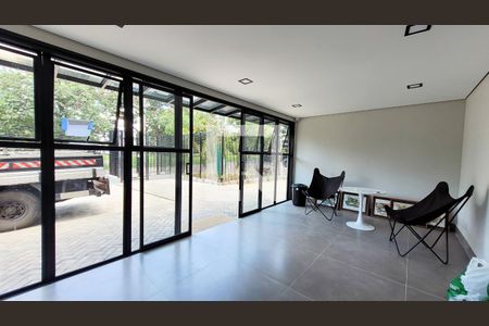 Hall social de kitnet/studio para alugar com 1 quarto, 17m² em Cidade Universitária, Campinas