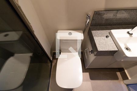 BANHEIRO de kitnet/studio para alugar com 1 quarto, 17m² em Cidade Universitária, Campinas