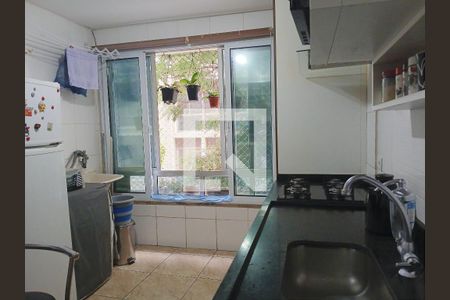 Cozinha de kitnet/studio à venda com 1 quarto, 36m² em República, São Paulo