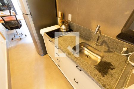 COZINHA de kitnet/studio para alugar com 1 quarto, 17m² em Cidade Universitária, Campinas