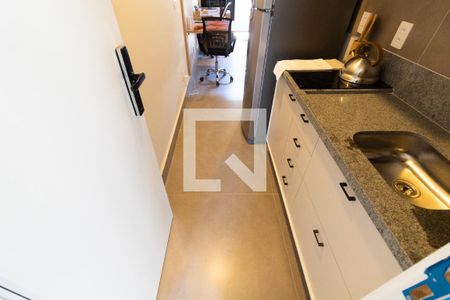 COZINHA de kitnet/studio para alugar com 1 quarto, 17m² em Cidade Universitária, Campinas