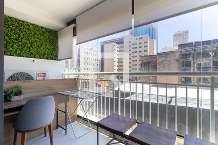 Varanda de apartamento à venda com 2 quartos, 57m² em Centro, Campinas