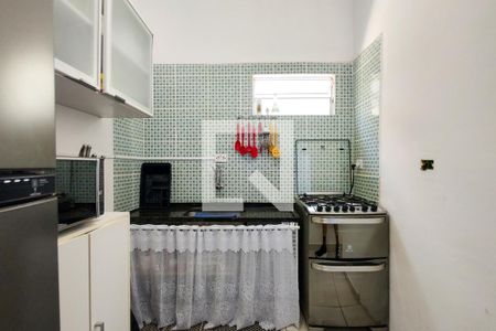 Cozinha de casa de condomínio para alugar com 2 quartos, 85m² em Canto do Forte, Praia Grande