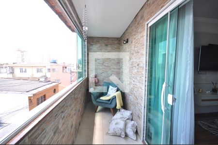 Sacada da Suíte 1 de casa à venda com 3 quartos, 280m² em Vila Dom Pedro Ii, São Paulo