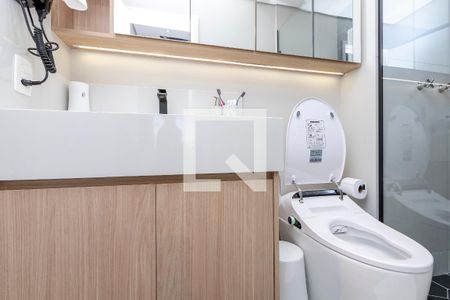 Banheiro de apartamento à venda com 1 quarto, 30m² em Cidade Monções, São Paulo