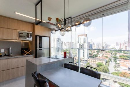  Cozinha de apartamento à venda com 1 quarto, 30m² em Cidade Monções, São Paulo