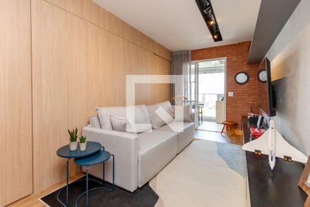 Sala de apartamento à venda com 1 quarto, 30m² em Cidade Monções, São Paulo