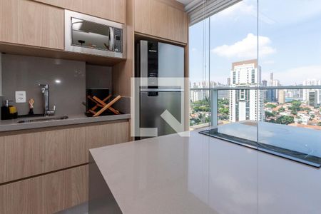  Cozinha de apartamento à venda com 1 quarto, 30m² em Cidade Monções, São Paulo