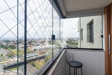 Varanda da Sala de apartamento para alugar com 3 quartos, 105m² em Cristo Rei, Curitiba