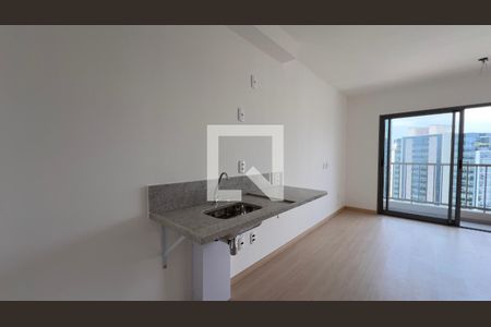 Cozinha de kitnet/studio à venda com 1 quarto, 26m² em Pinheiros, São Paulo