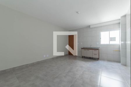 Sala/Cozinha de apartamento para alugar com 1 quarto, 49m² em Vila Brasilio Machado, São Paulo