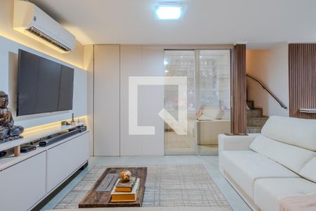 Sala de casa de condomínio à venda com 3 quartos, 196m² em Vila Nova, Porto Alegre