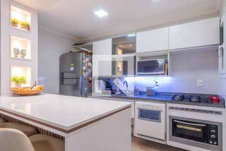 Cozinha de casa de condomínio à venda com 3 quartos, 196m² em Vila Nova, Porto Alegre