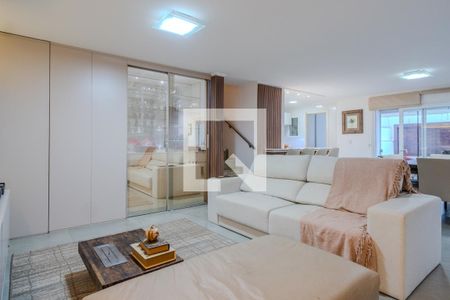 Sala de casa de condomínio à venda com 3 quartos, 196m² em Vila Nova, Porto Alegre