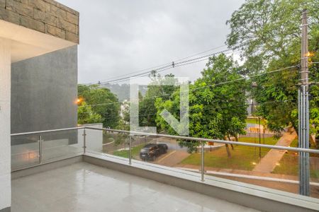 Varanda da Suíte de casa de condomínio à venda com 3 quartos, 196m² em Vila Nova, Porto Alegre