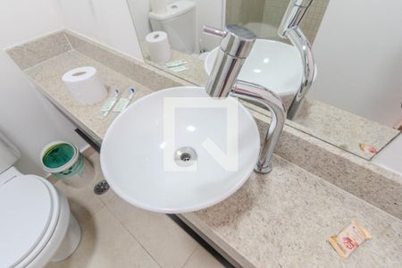 Banheiro de kitnet/studio para alugar com 1 quarto, 22m² em Consolação, São Paulo