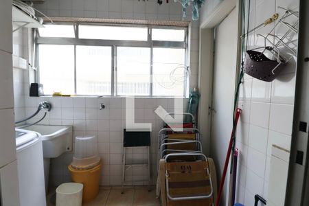 Área de Serviço de apartamento para alugar com 3 quartos, 103m² em Vila Julia, Guarujá
